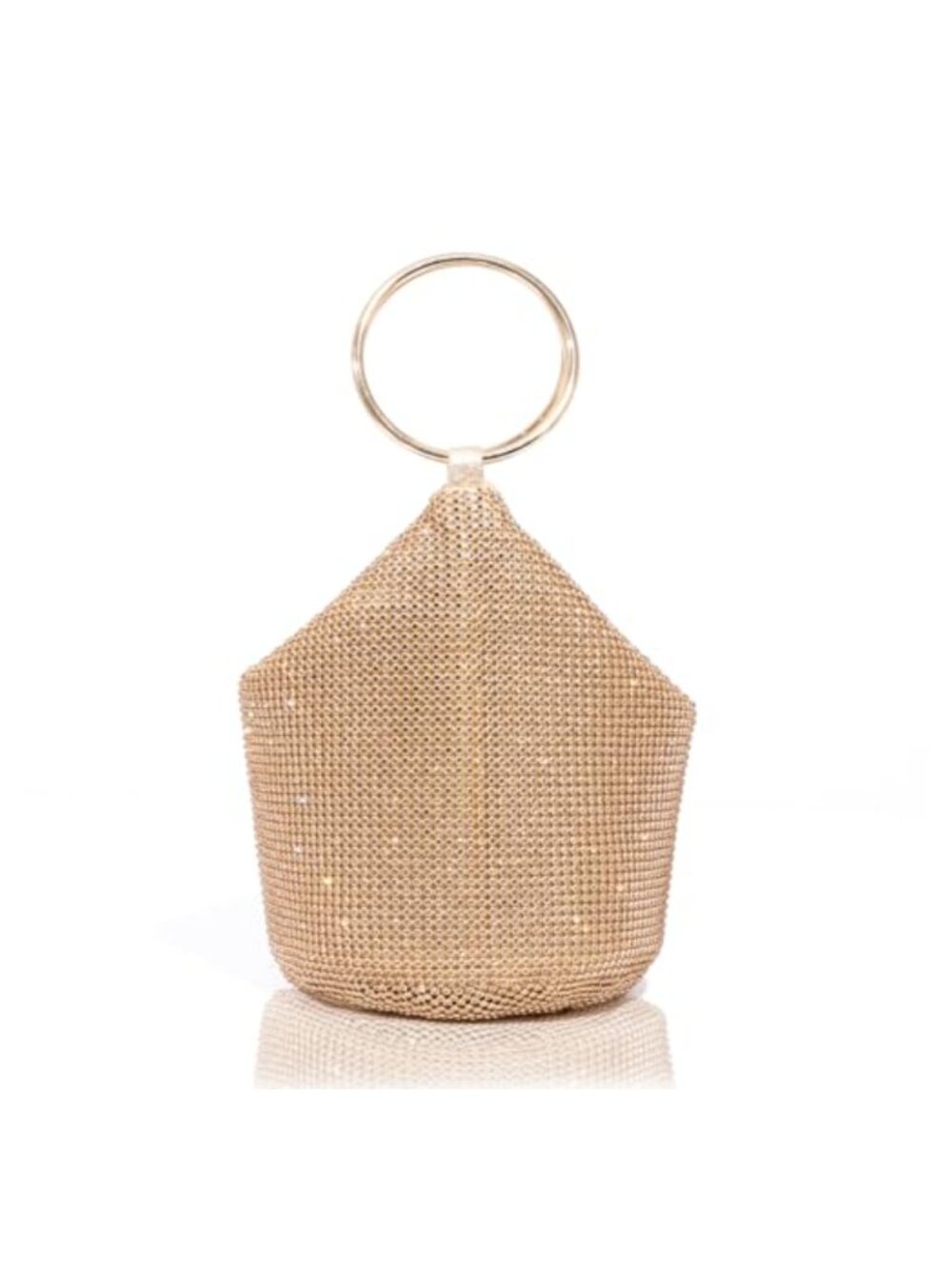 Rhinestone Evening Bag Mini Bucket Clutch Party Wedding Handbag